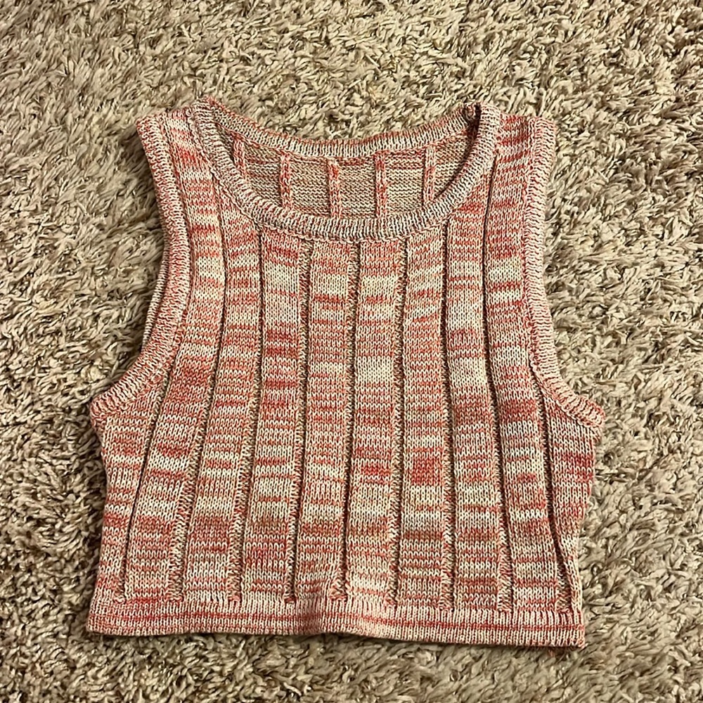 Shein sweater material sleeveless top